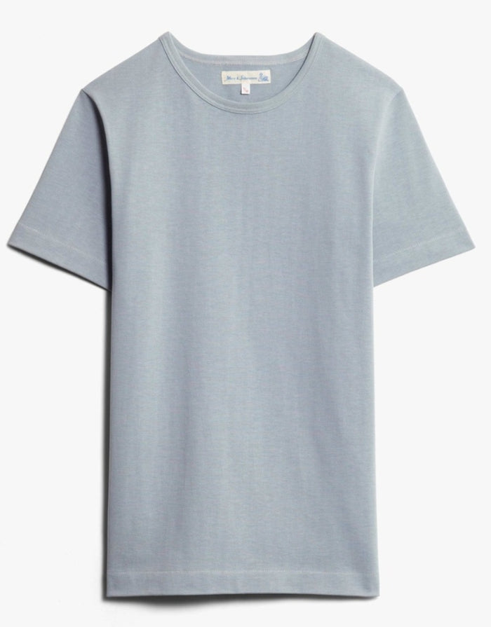Merz B. Schwanen - Lead Grey 215P-2 Thread Organic Cotton Heavyweight Crewneck T-Shirt