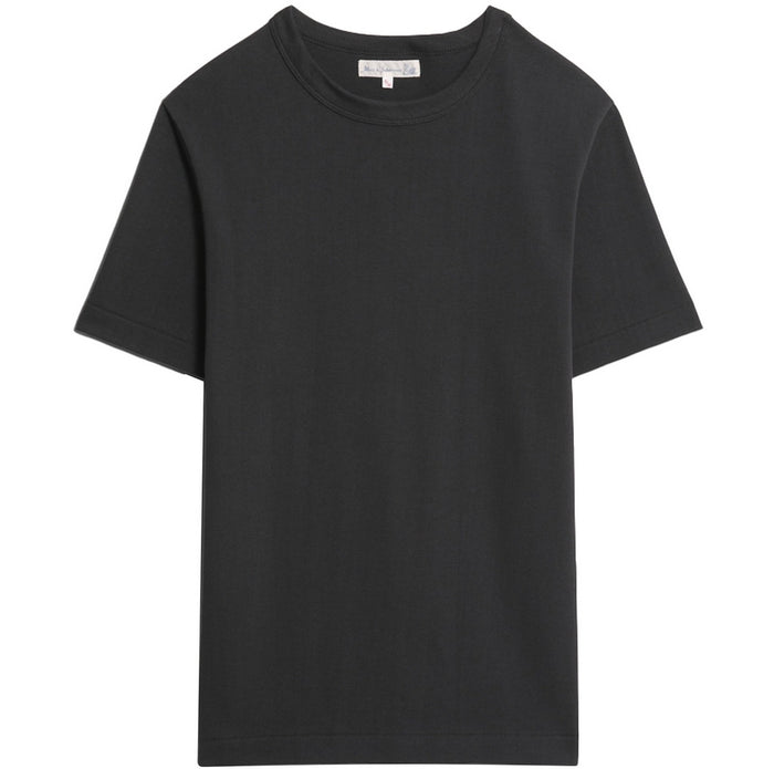 Merz B. Schwanen - Charcoal 215P-2 Thread Organic Cotton Heavyweight Crewneck T-Shirt