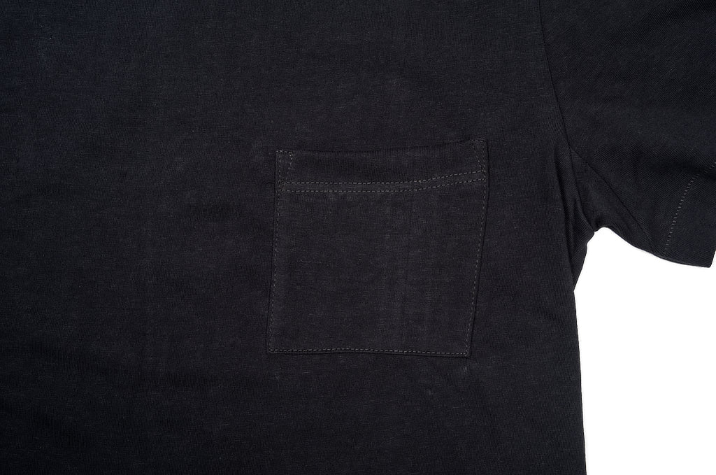 Merz B. Schwanen - Charcoal 215P-2 Thread Organic Cotton Heavyweight Crewneck T-Shirt