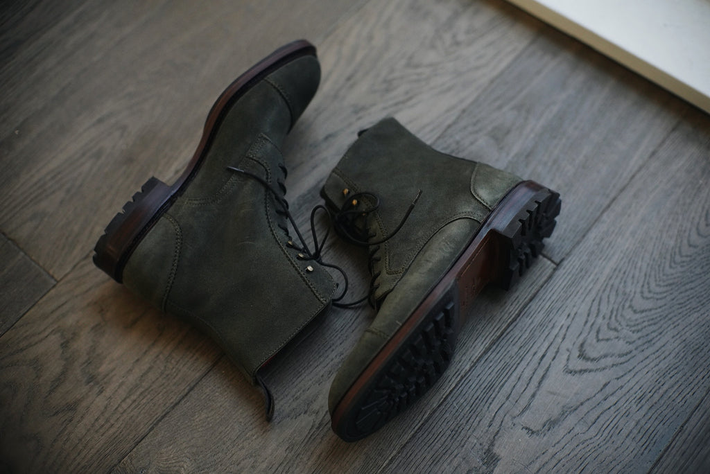 Carmina - Loden Suede Jumper Boots Oscar Last