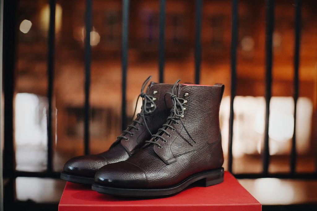 Carmina - Horween Russian Reindeer Field Boots Oscar Last