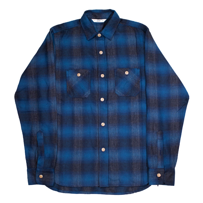 3sixteen -  Utility Shirt Navy/Black Ombre