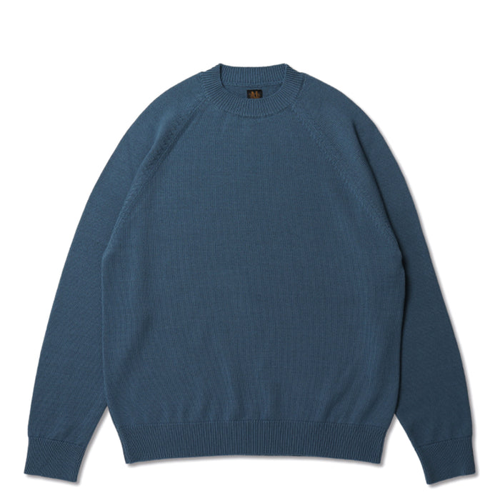 Batoner - Blue Aging Wool Crewneck