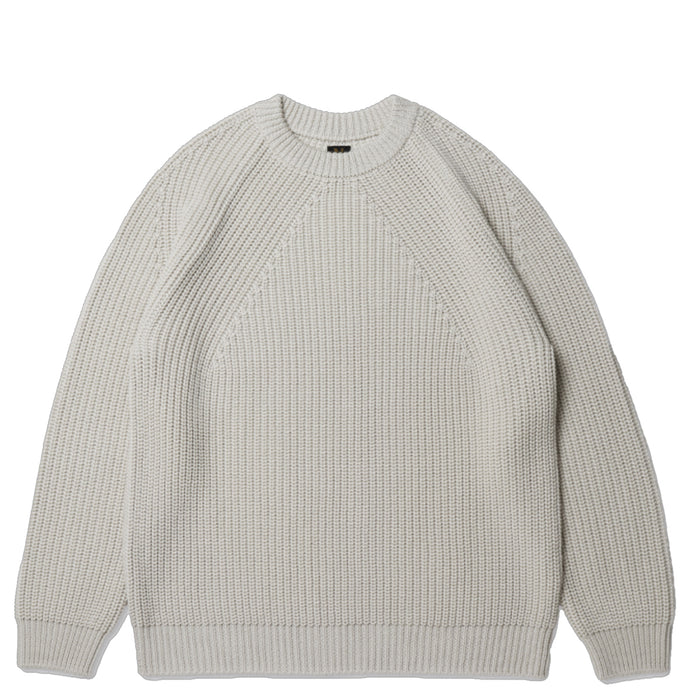 Batoner - Ivory Signature Rib Crewneck