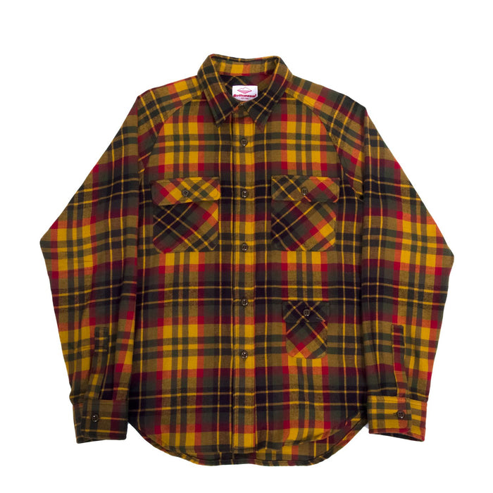 Battenwear - Mustard x Olive Button Up Camp Shirt