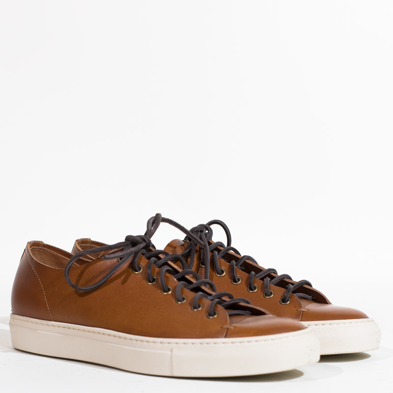 Buttero - Light Brown Leather Tanino Low Sneakers