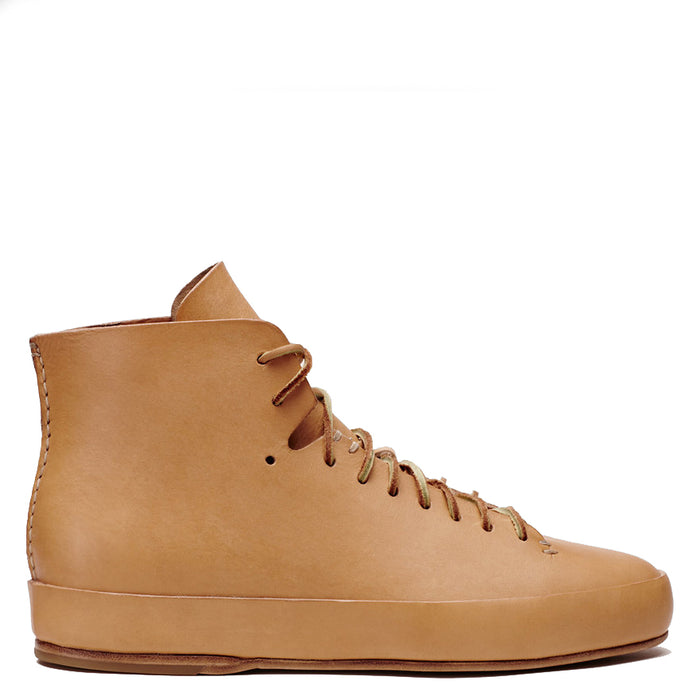 Feit - Natural Veg Tan Hand Sewn High Sneaker