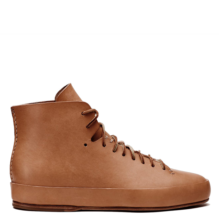 Feit - Tan Veg Tan Hand Sewn High Sneaker