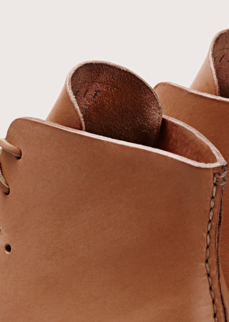 Feit - Tan Veg Tan Hand Sewn High Sneaker