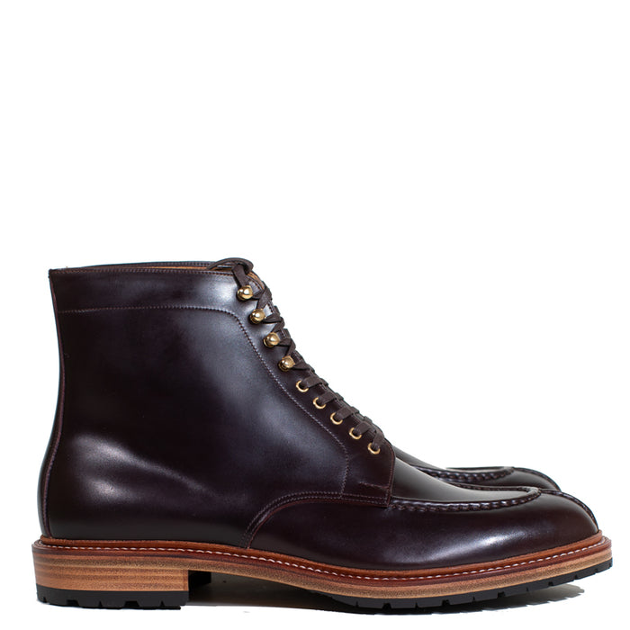 Joe Works Shoemaker - Burgundy Cordovan Tanker Boot (50% DEPOSIT PAYMENT)