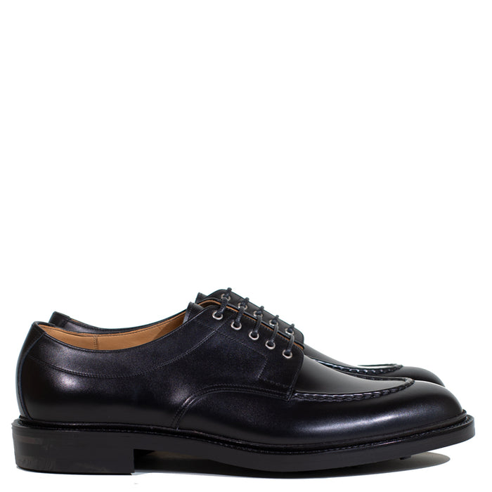 Joe Works Shoemaker - Black Calf Apron Toe Derby (50% DEPOSIT PAYMENT)