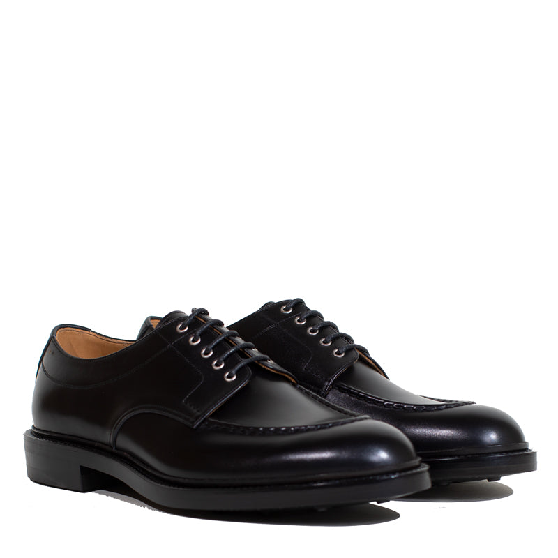 Joe Works Shoemaker - Black Calf Apron Toe Derby (50% DEPOSIT PAYMENT)