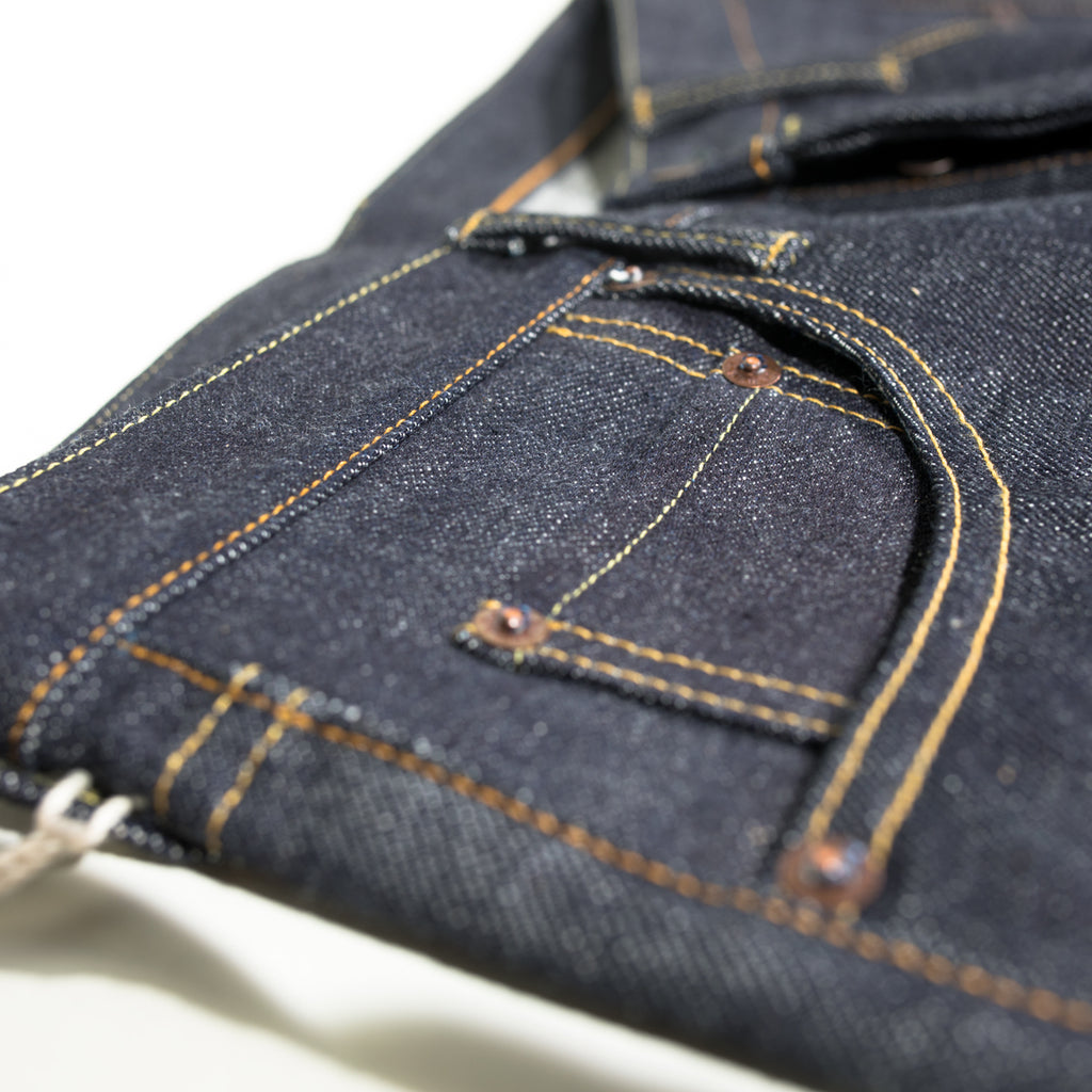 TANUKI RR1 15OZ Retro Unsanforized Denim Regular Straight