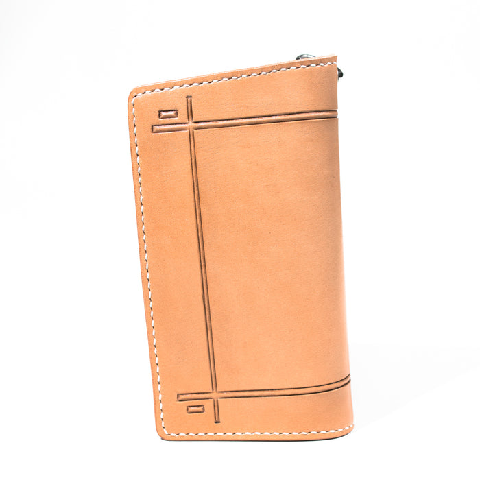 Tanuki - Natural Veg Tan Long Wallet