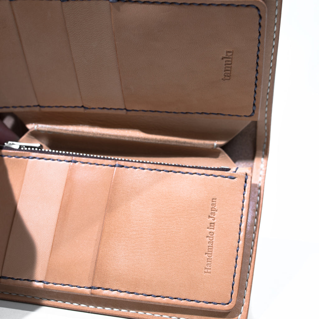 Tanuki - Natural Veg Tan Long Wallet