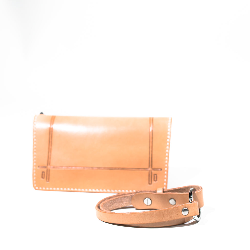 Tanuki - Natural Veg Tan Long Wallet