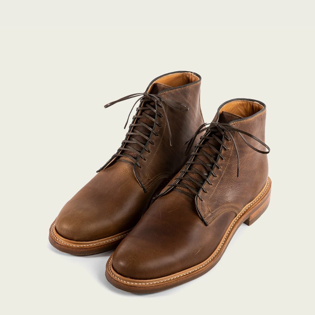 Viberg - Camel Oiled Calf Derby Boot 2030 Last