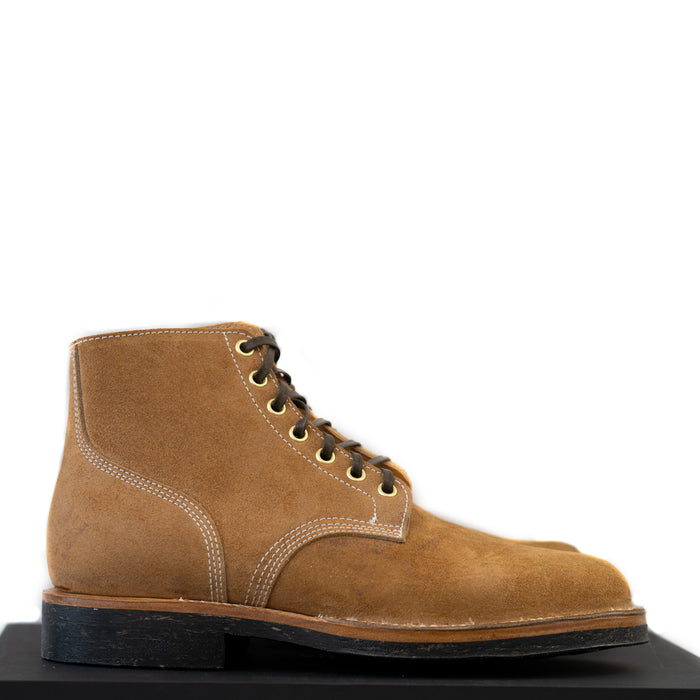Viberg - Wheat Roughout Boondocker Boot 110 Last ( Seven Eyelets)