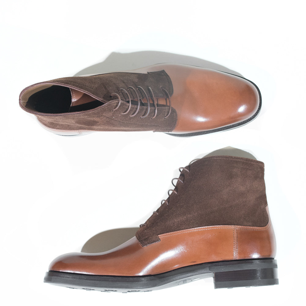Zonkey Boot - ZB 142 Bavarian Calf Sienna Brown / Brown Suede Boot