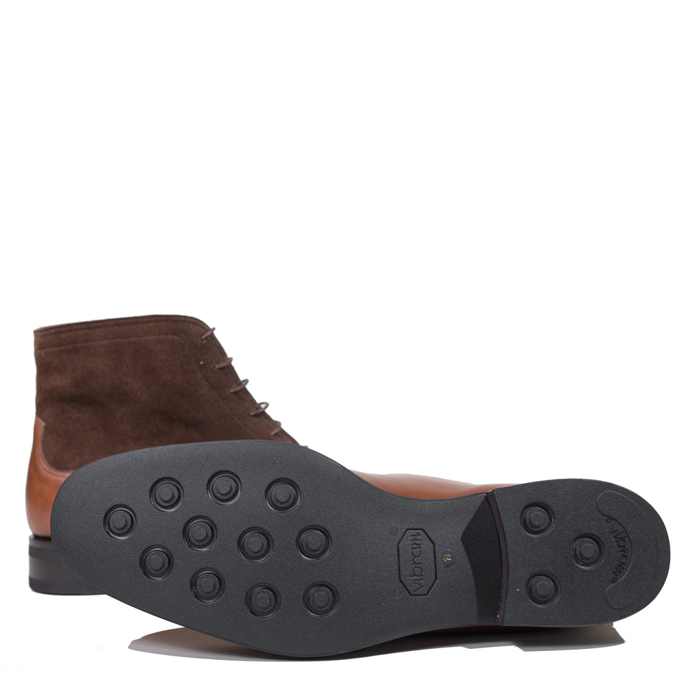 Zonkey Boot - ZB 142 Bavarian Calf Sienna Brown / Brown Suede Boot