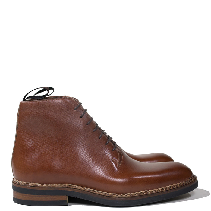 Zonkey Boot - Russian Hatch Grain Whole Cut Boot