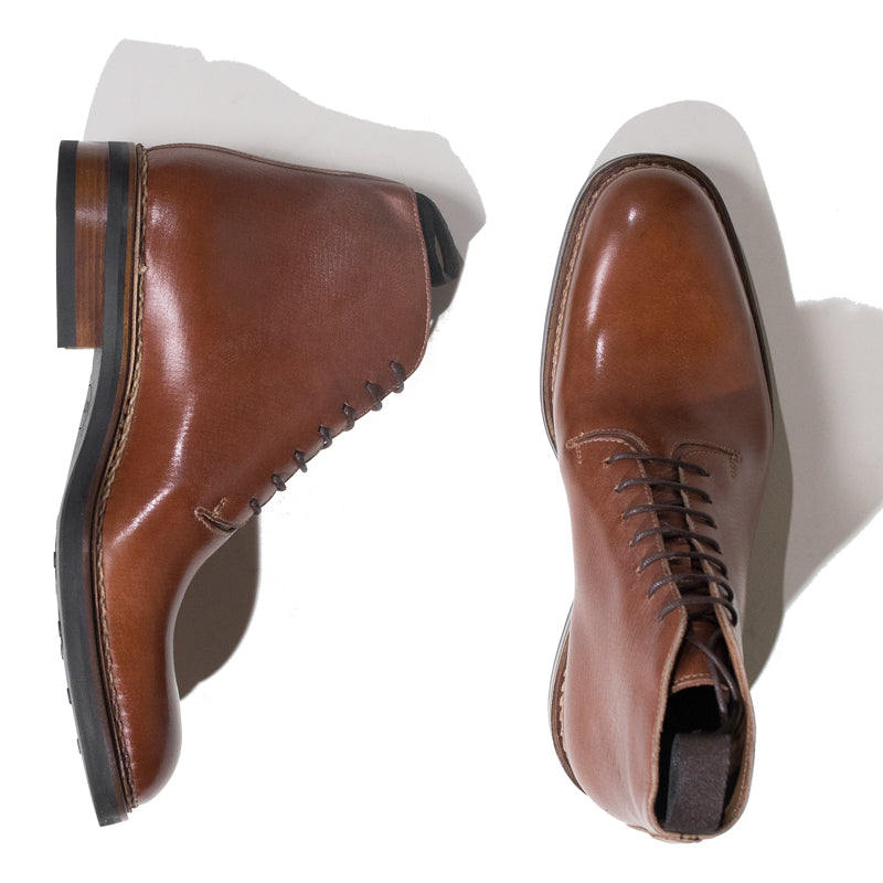 Zonkey Boot - Russian Hatch Grain Whole Cut Boot