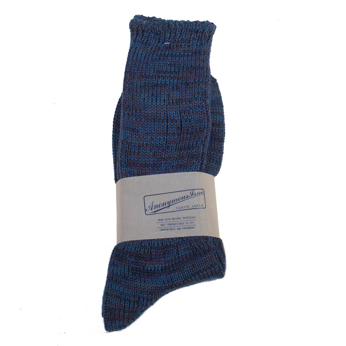 Anonymous ism - Indigo Five Colour Mix Socks