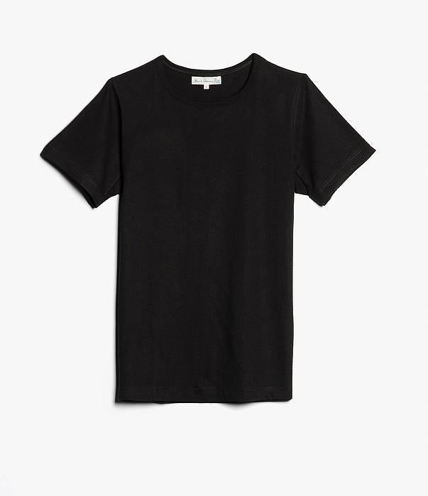 Merz B. Schwanen - Black 1950s Crewneck T-Shirt