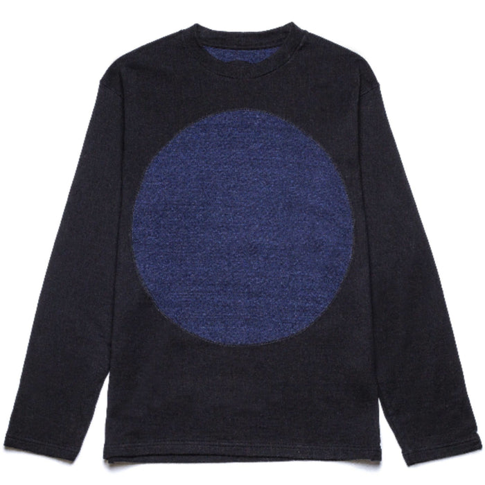 Blue Blue Japan -  Navy Big Blue Circle Crewneck Sweater