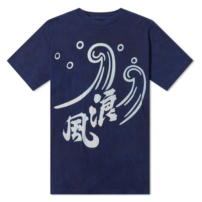 Blue Blue Japan -  NAMIKAZE PATTERN BASSEN TEE