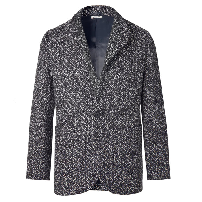Blue Blue Japan -  "YUKI FUBUKI" WOOL STAND-UP COLLAR 5-BUTTON JACKET