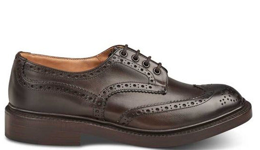 Tricker's - Bourton Espresso Burnished Derby Brogue – Miloh Shop