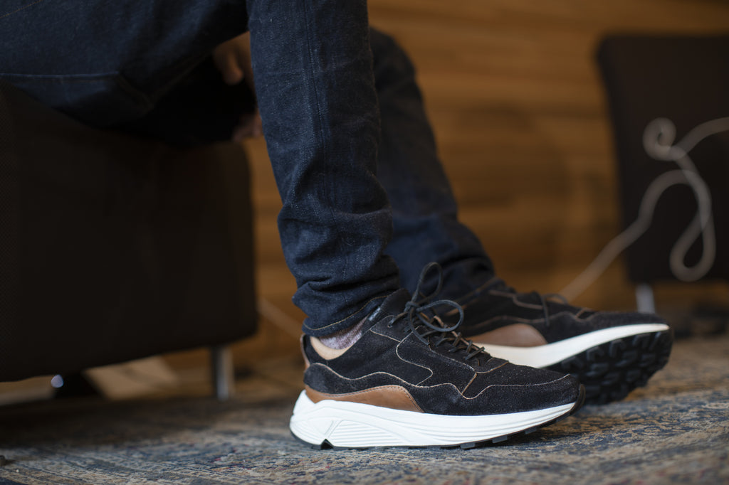 Buttero - Black Monkey Calf Vinci Sneakers