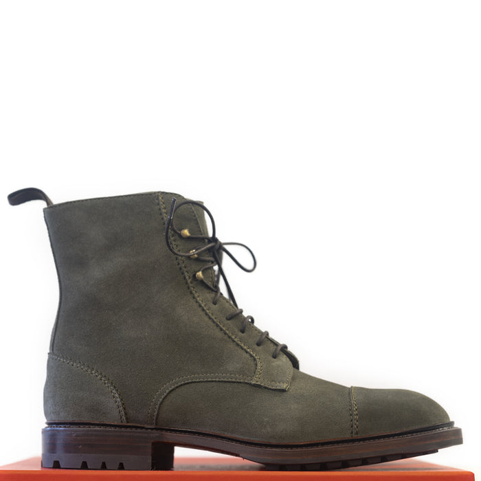Carmina - Loden Suede Jumper Boots Oscar Last