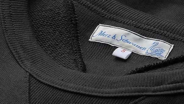 Merz B. Schwanen - Charcoal 346 Loopwheeled Crewneck Sweatshirt