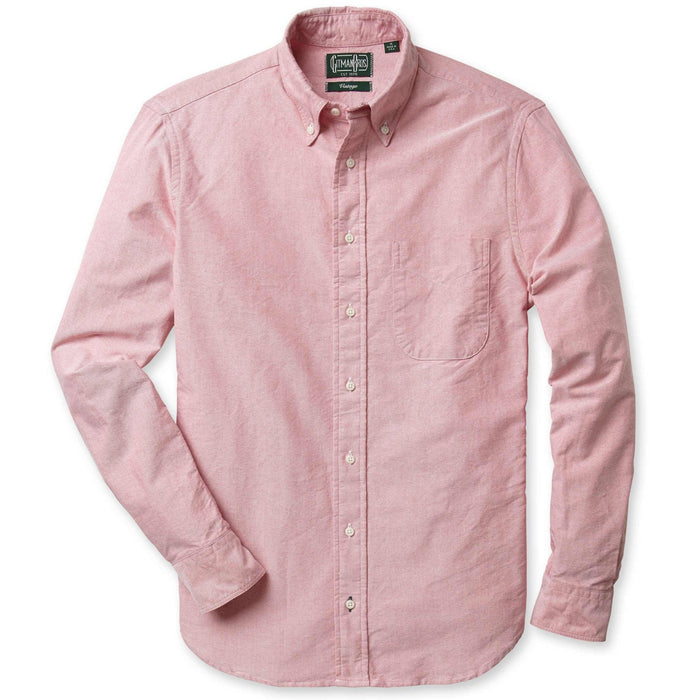 Gitman Vintage - Red Spring Oxford Button Up Shirt