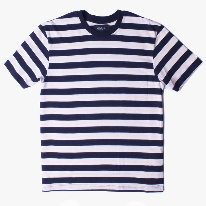Howlin - Acid Rain Navy Striped T-Shirt