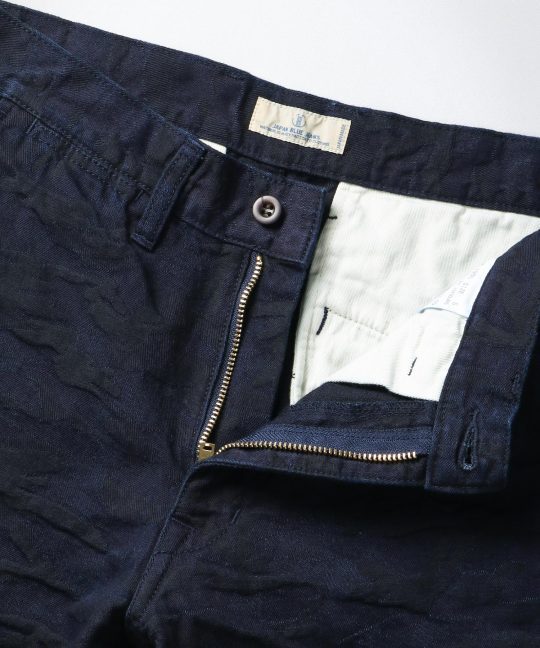 Japan Blue - J3230J05 Jacquard Camo Shorts (Indigo)