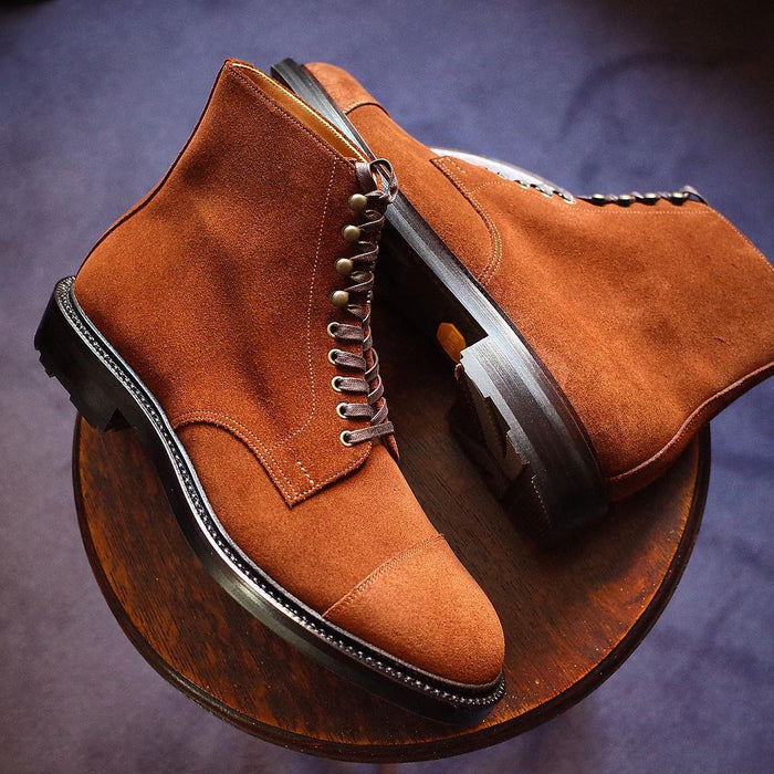 Joe Works Shoemaker - Snuff Suede Jumper Boot (50% DEPOSIT PAYMENT)