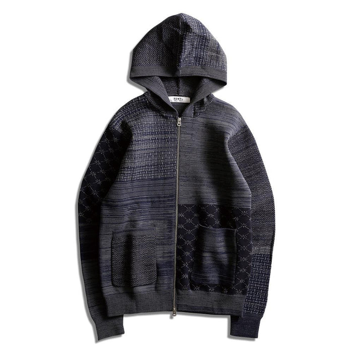 FDMTL - Navy Jog Patchwork Parka