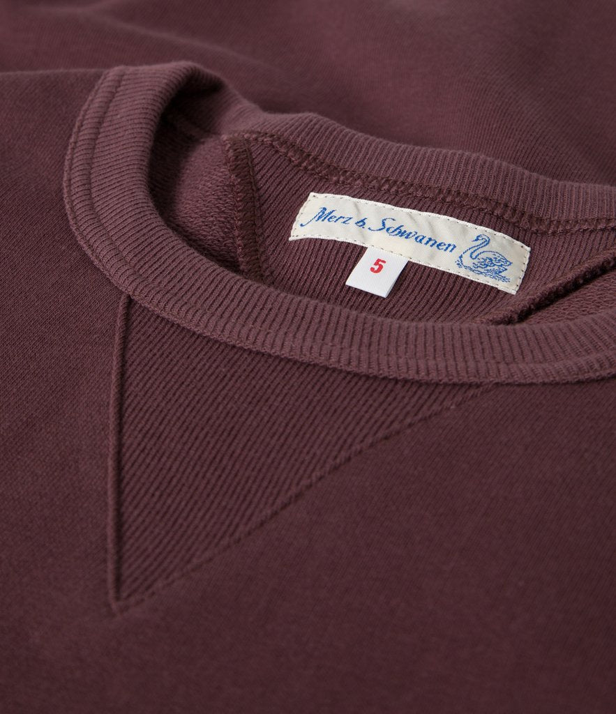 Merz B. Schwanen - Red Oak 346 Loopwheeled Crewneck Sweatshirt