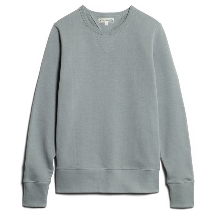 Merz B. Schwanen - Lead Grey 346 Loopwheeled Crewneck Sweatshirt