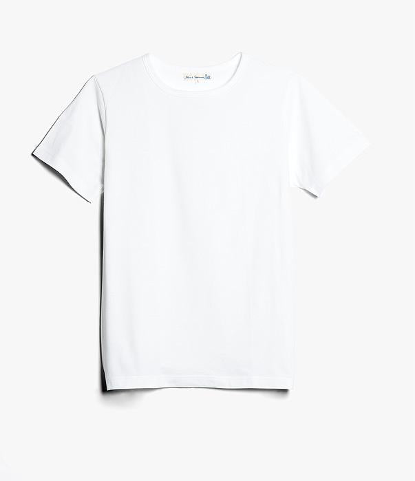 Merz B. Schwanen - White 1950s Crewneck T-Shirt