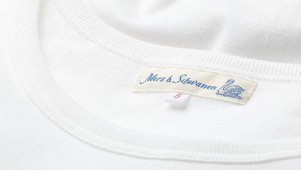 Merz B. Schwanen - White 1950s Crewneck T-Shirt