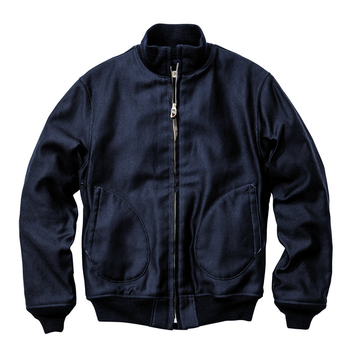 The Real Mccoy's - Navy Zip-Up Deck Jacket