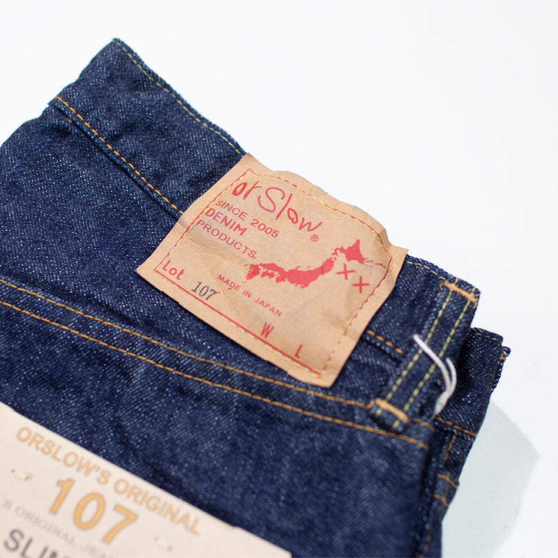 orSlow 107 13.5oz Selvedge Denim - Slim Fit