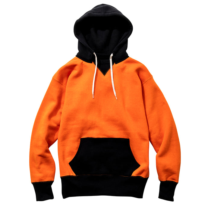 The Real McCoy's - Orange and Navy Two Tone Loopwheeled Sweatshirt