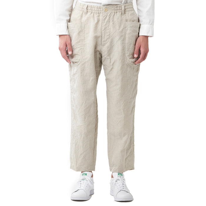 Sage de Cret - Natural Linen Blend Work Pants