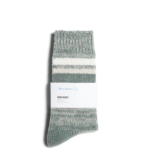 Merz B. Schwanen - GOOD BASICS: SOCKS - Meteor/Grey
