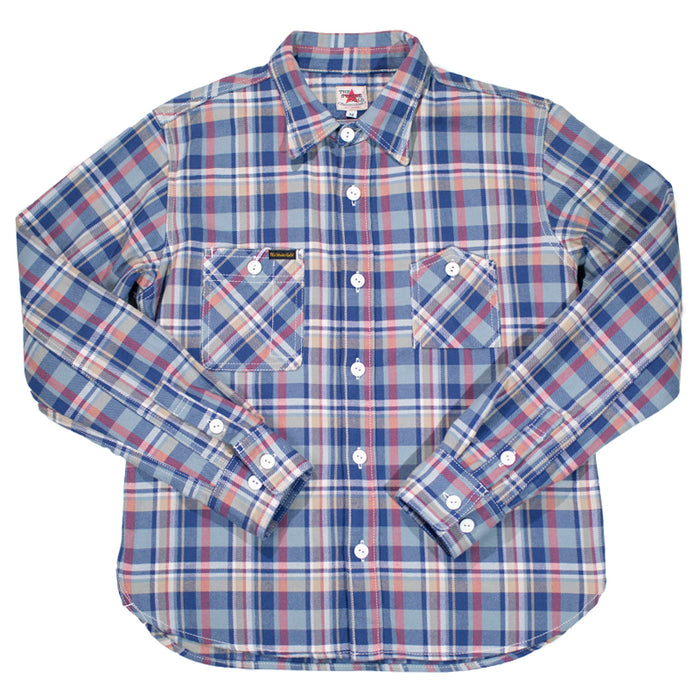 The Strike Gold - Red/Blue/Beige L/S Shirt
